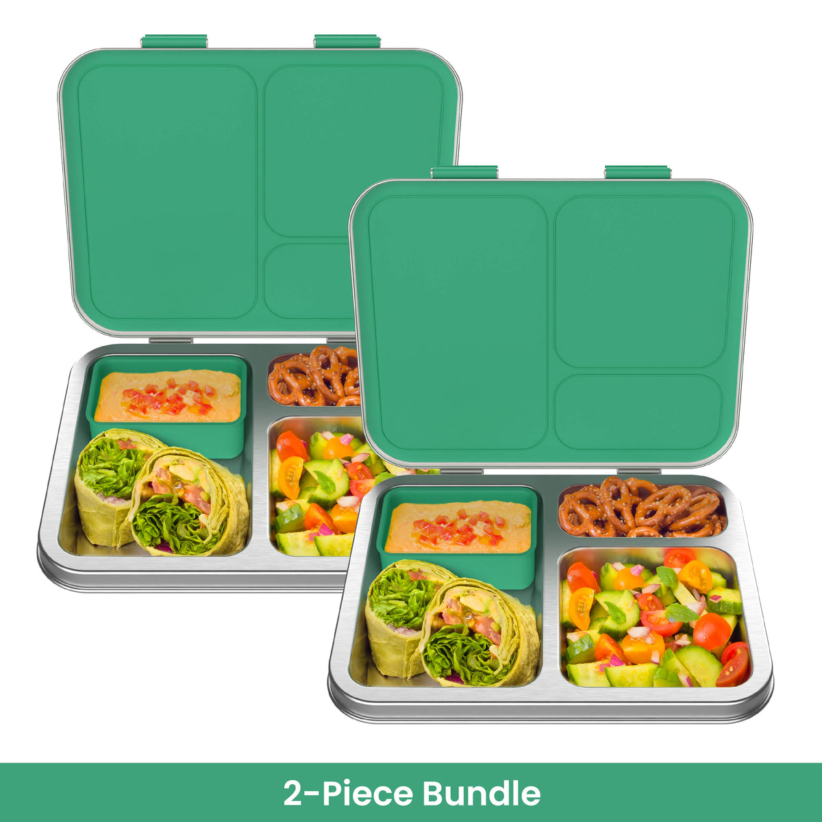 Bentgo Kids Stainless Steel Lunch Box (2-Pack)