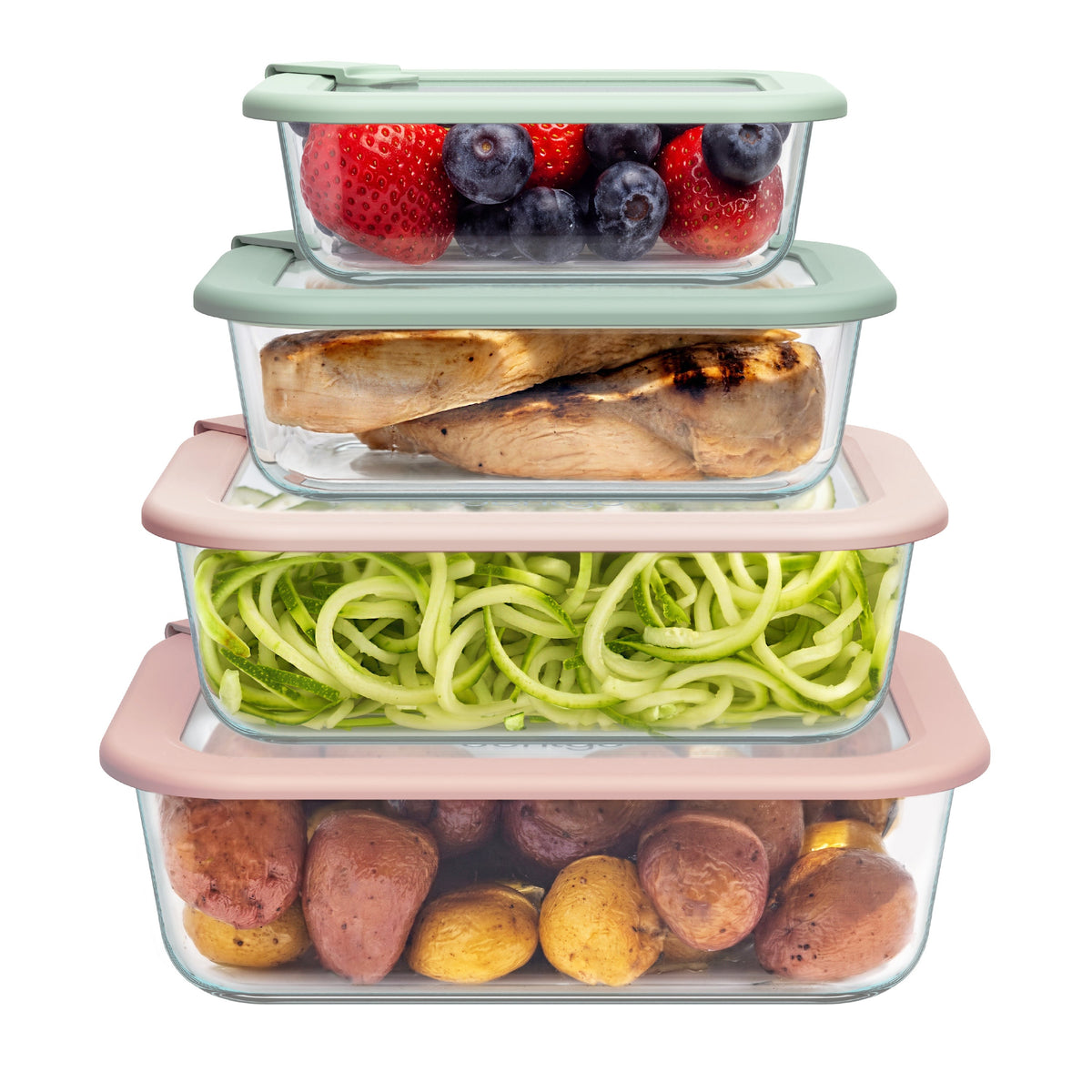 Bentgo Signature Glass Food Storage Set (8-Piece)